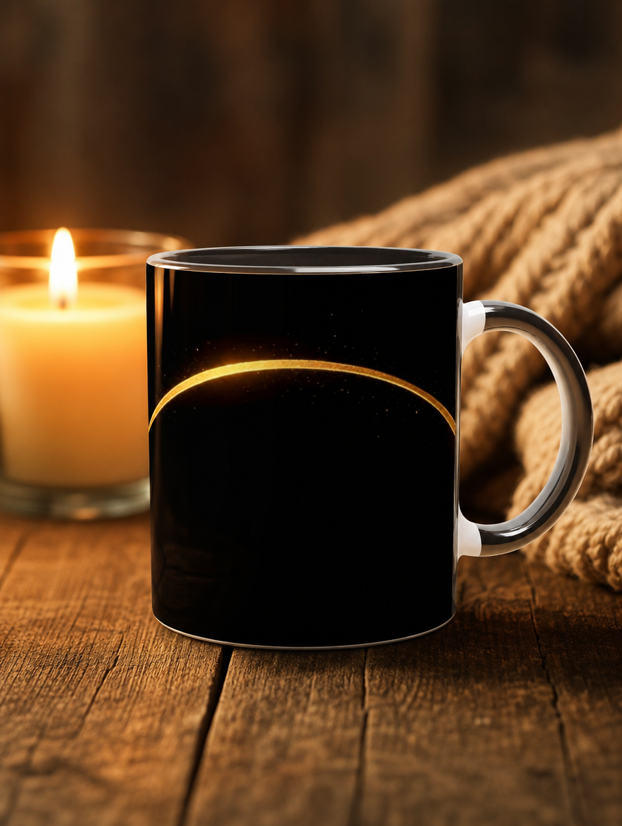 schöne Tasse Geschenk  edles Line Art stilvolles Geschenk Kollege Freundin Umzug
