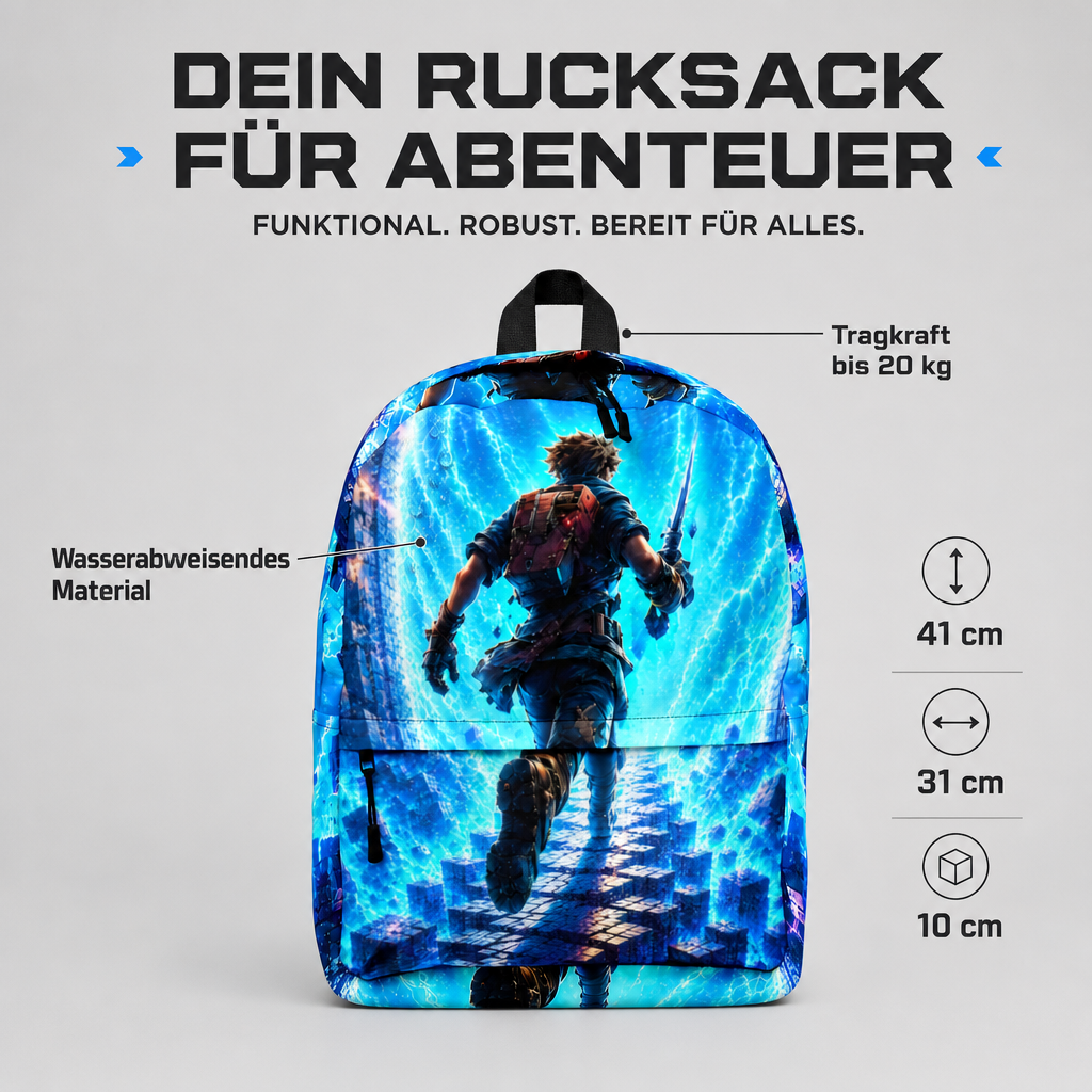 Rucksack Laptopfach ergonomisch gepolstert wasserabweisend Daypack Gamer
