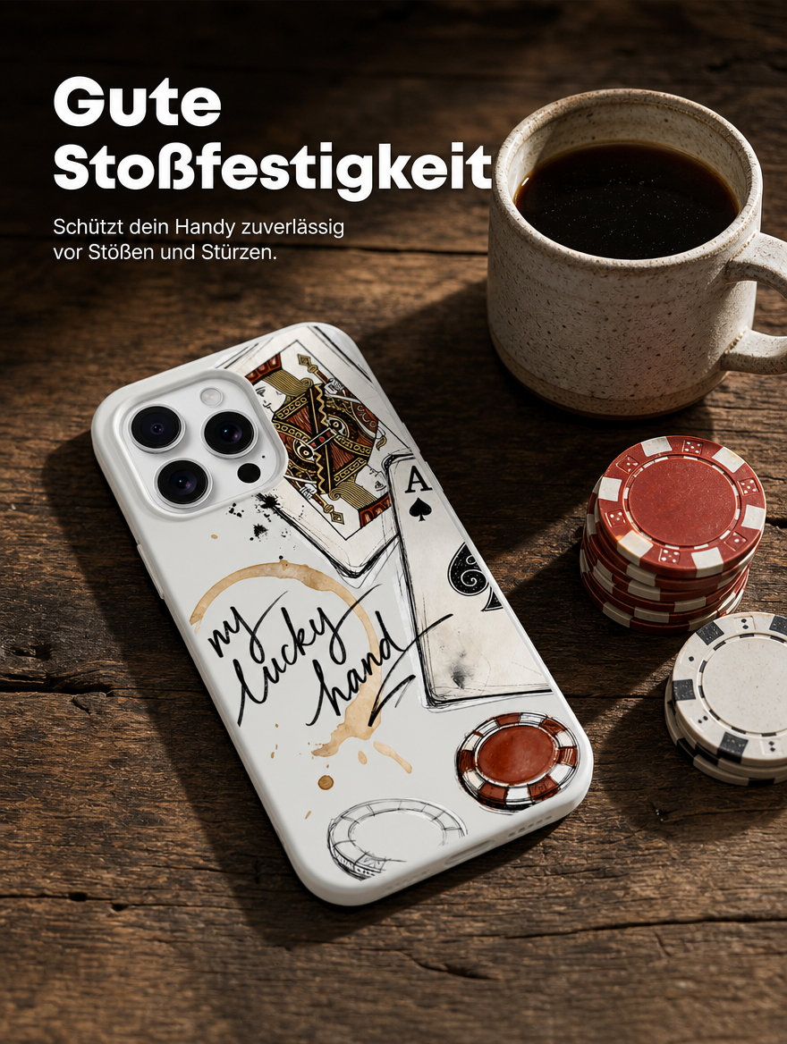 iPhone Hülle Schutzhülle stoßfest flexibel Qi kabelloses Laden Case
