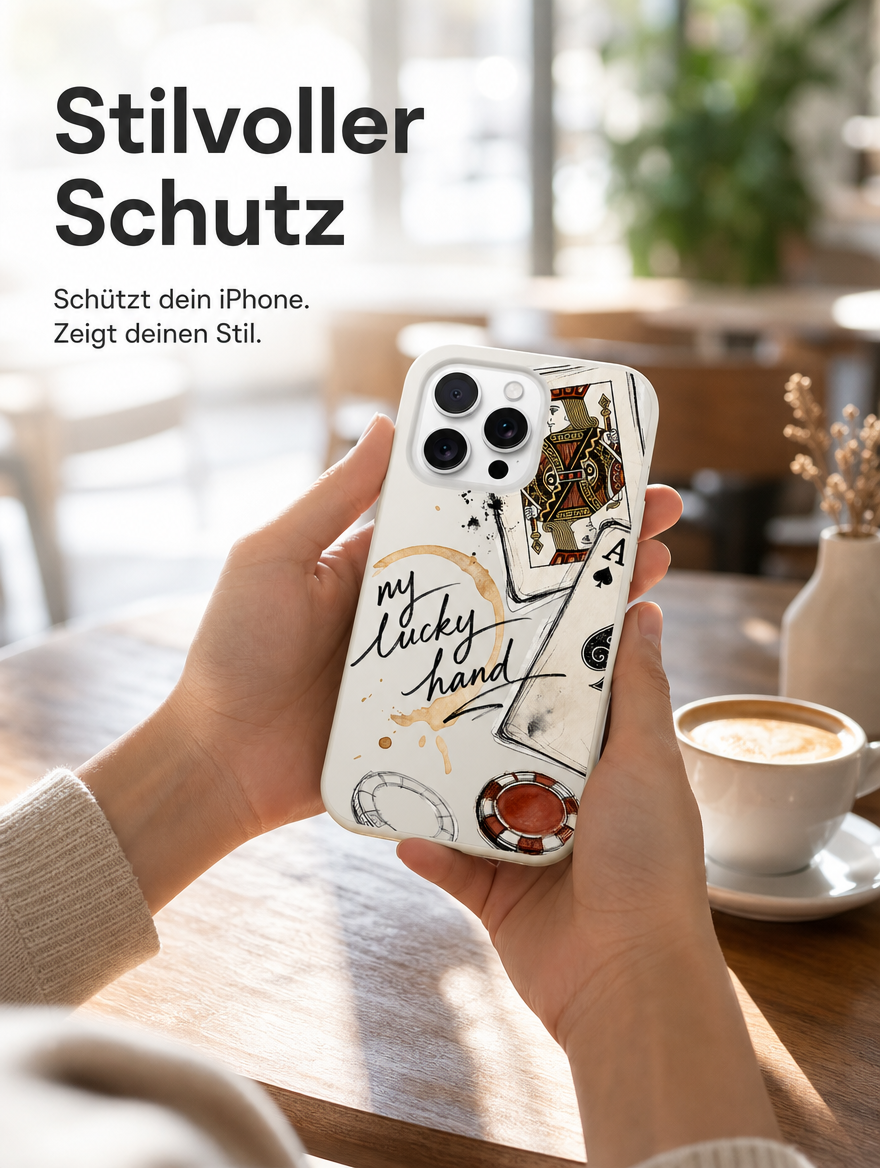 iPhone Hülle Schutzhülle stoßfest flexibel Qi kabelloses Laden Case