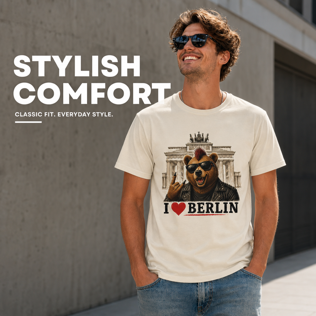 Berlin T-Shirt Souvenir Deutschland Geschenk Städtetrip Mitbringsel Urlaub Reise