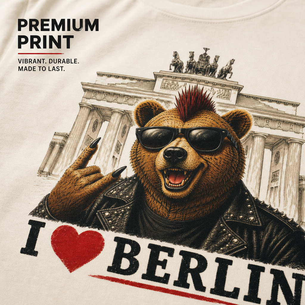 Berlin T-Shirt Souvenir Deutschland Geschenk Städtetrip Mitbringsel Urlaub Reise