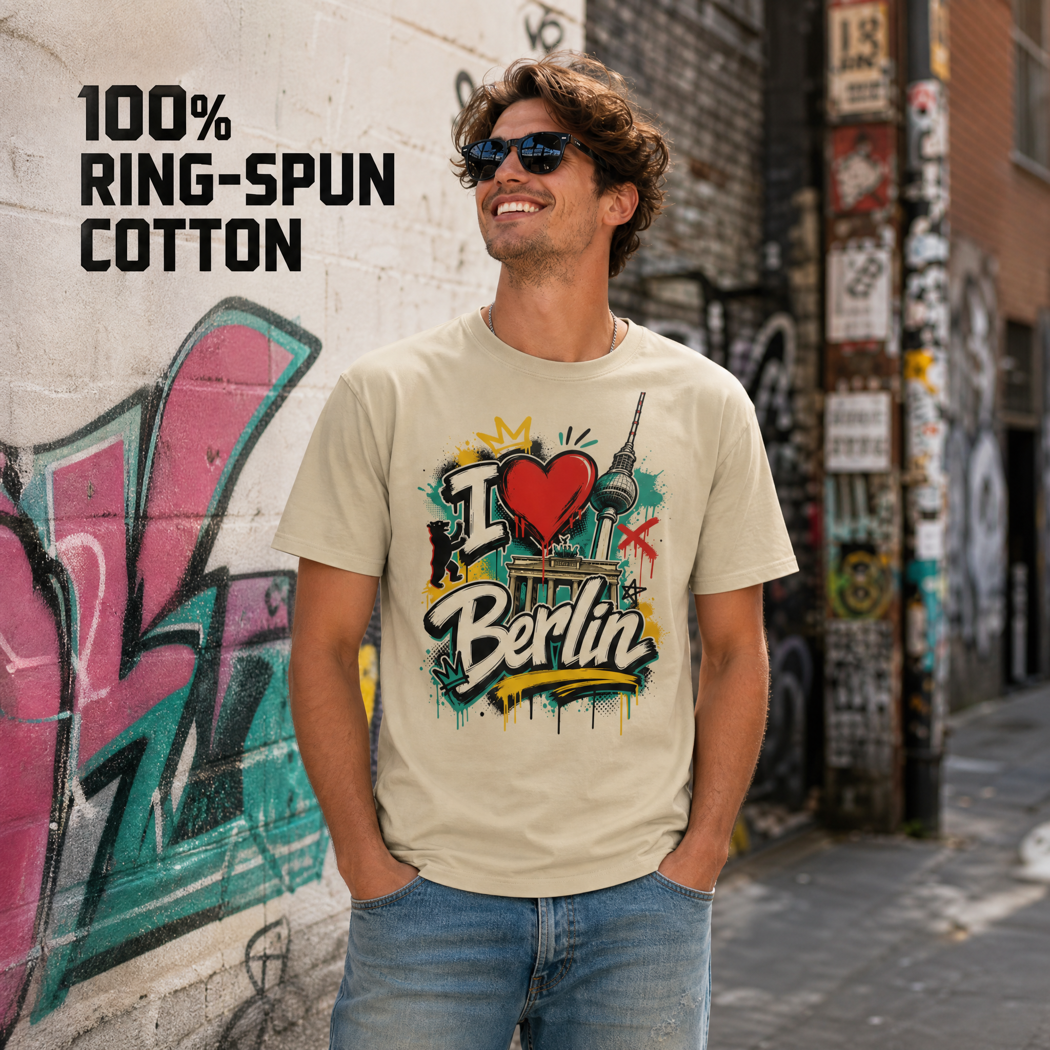 Souvenir T-Shirt Berlin Germany Fun Shirt Reise Trip Umzug Geschenk Herren Damen