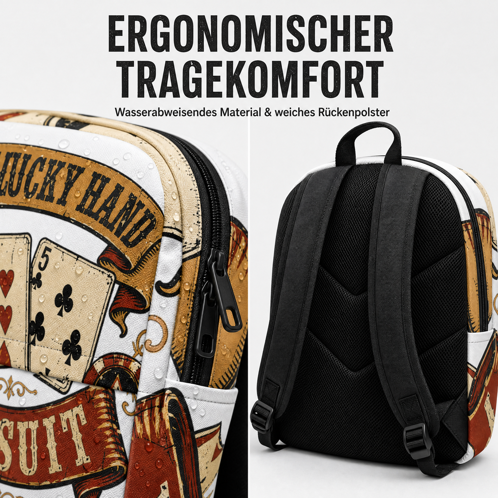 Rucksack Daypack wasserabweisend gepolstert verstellbar Laptop Fach