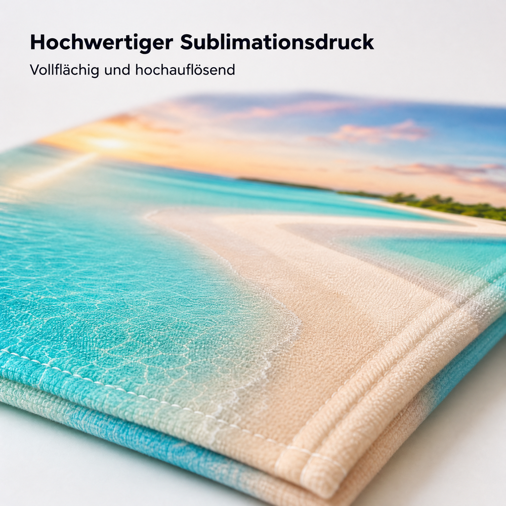 Strandhandtuch XXL weich leicht saugstark schnelltrocknend Pool Reise Badetuch