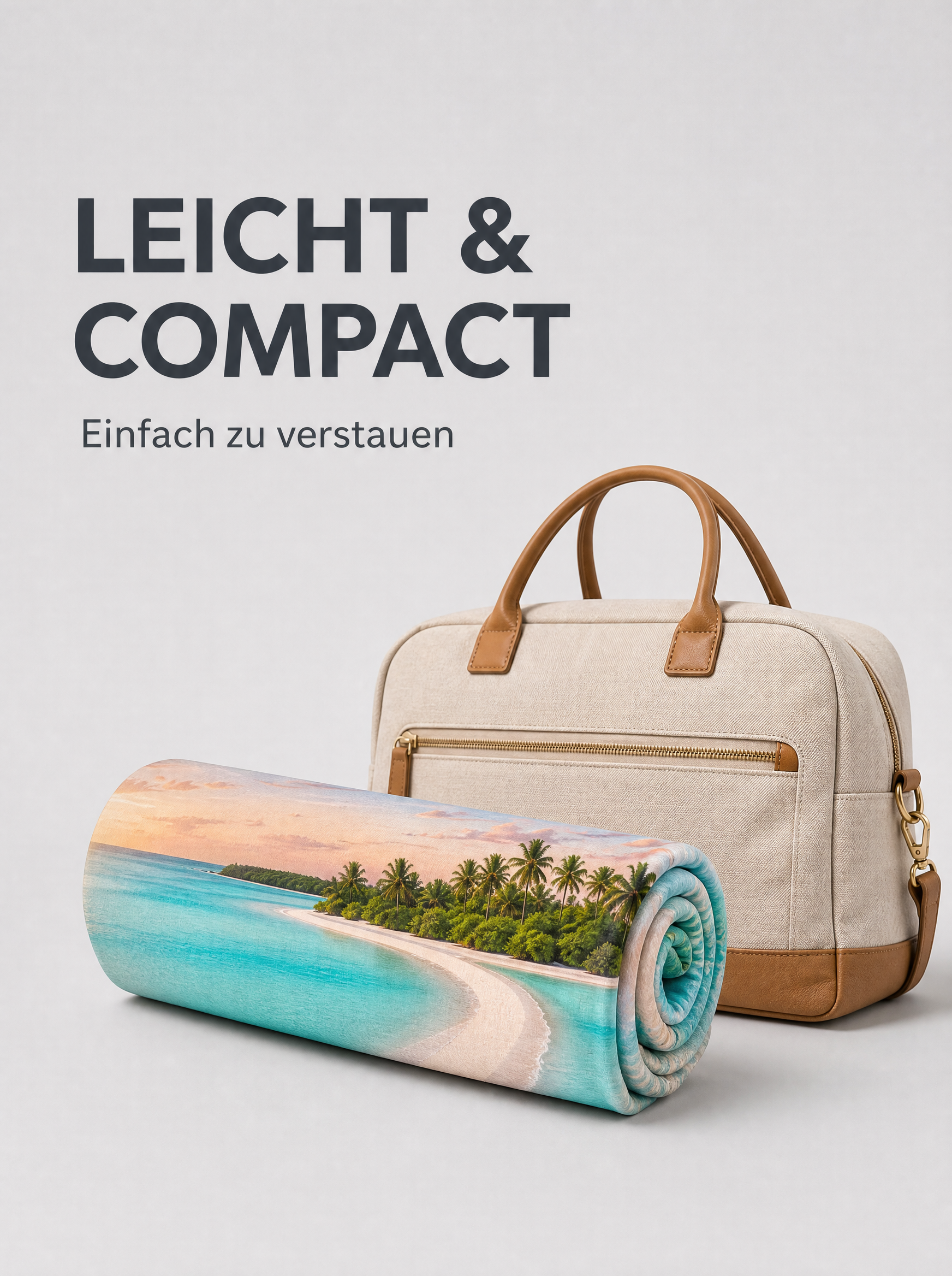 Strandhandtuch XXL weich leicht saugstark schnelltrocknend Pool Reise Badetuch