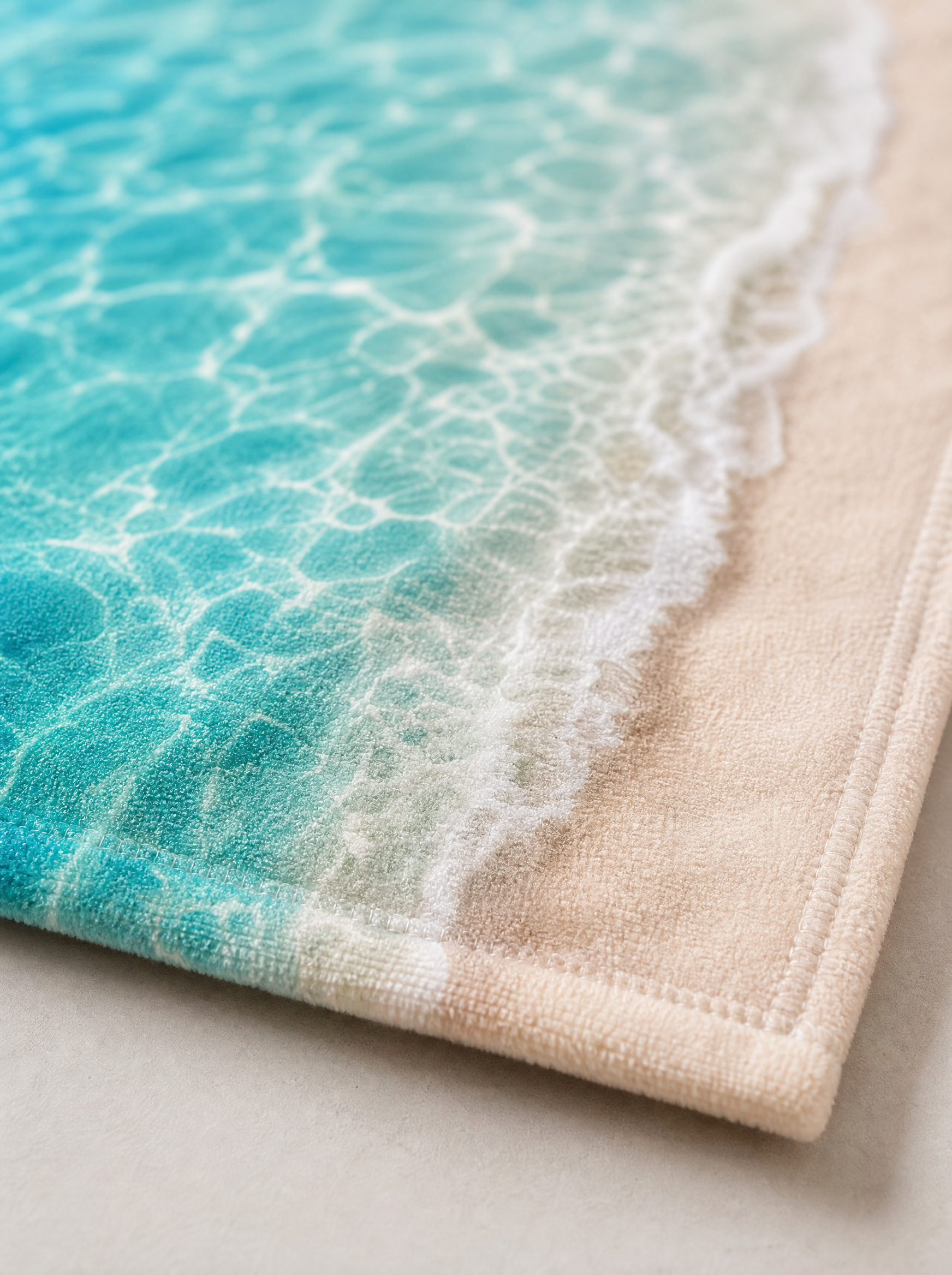 Strandhandtuch XXL weich leicht saugstark schnelltrocknend Pool Reise Badetuch