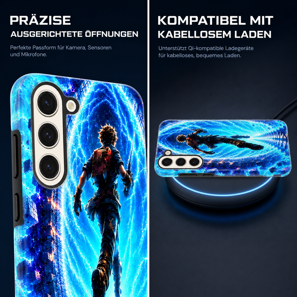 Samsung Galaxy Hülle Case stoßfest Hartschale zweilagig Schutz Gaming
