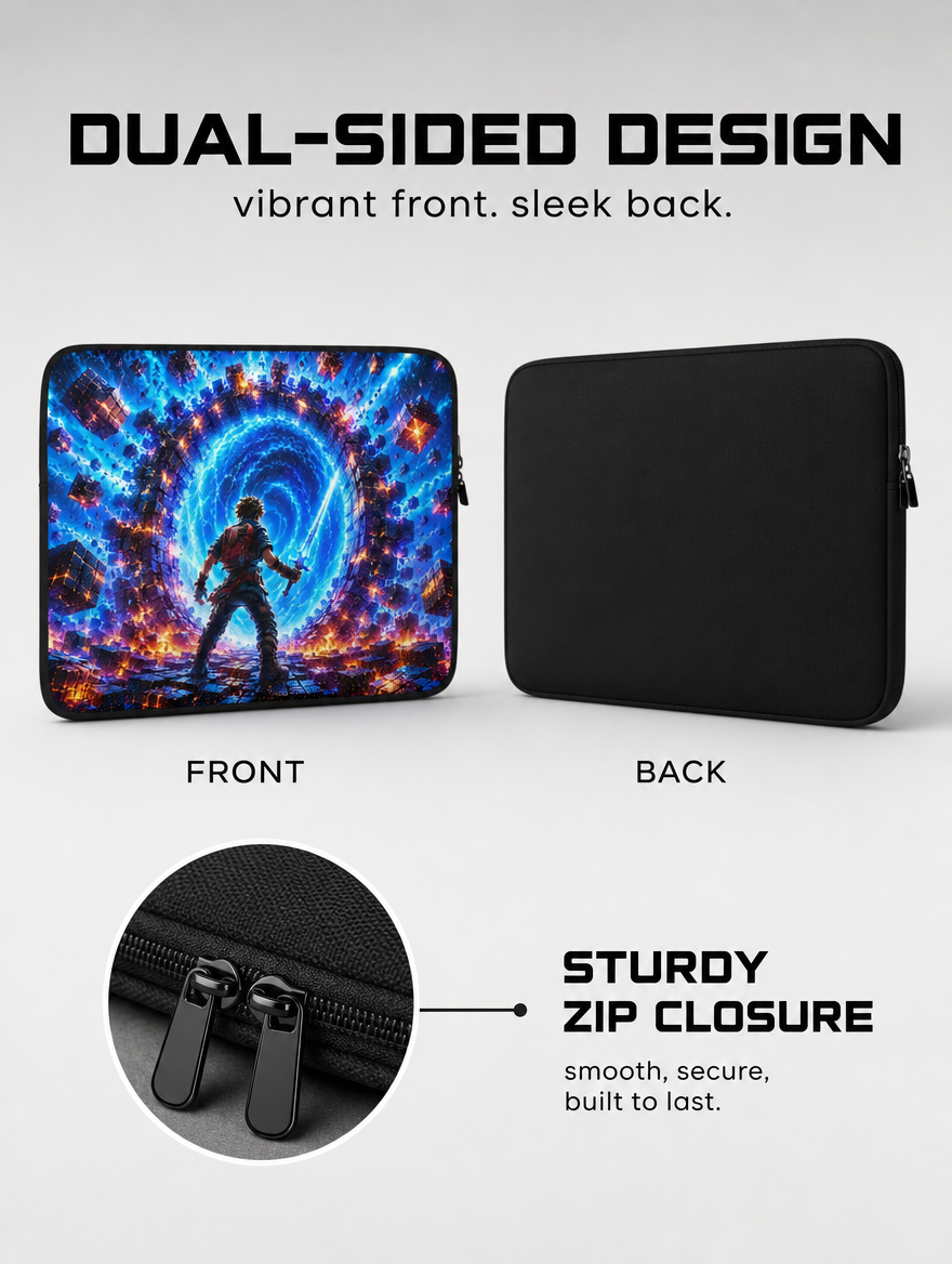 Notebook Tasche gepolstert wasserabweisend Laptop Sleeve Gaming Schule Büro
