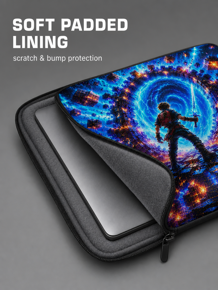 Notebook Tasche gepolstert wasserabweisend Laptop Sleeve Gaming Schule Büro