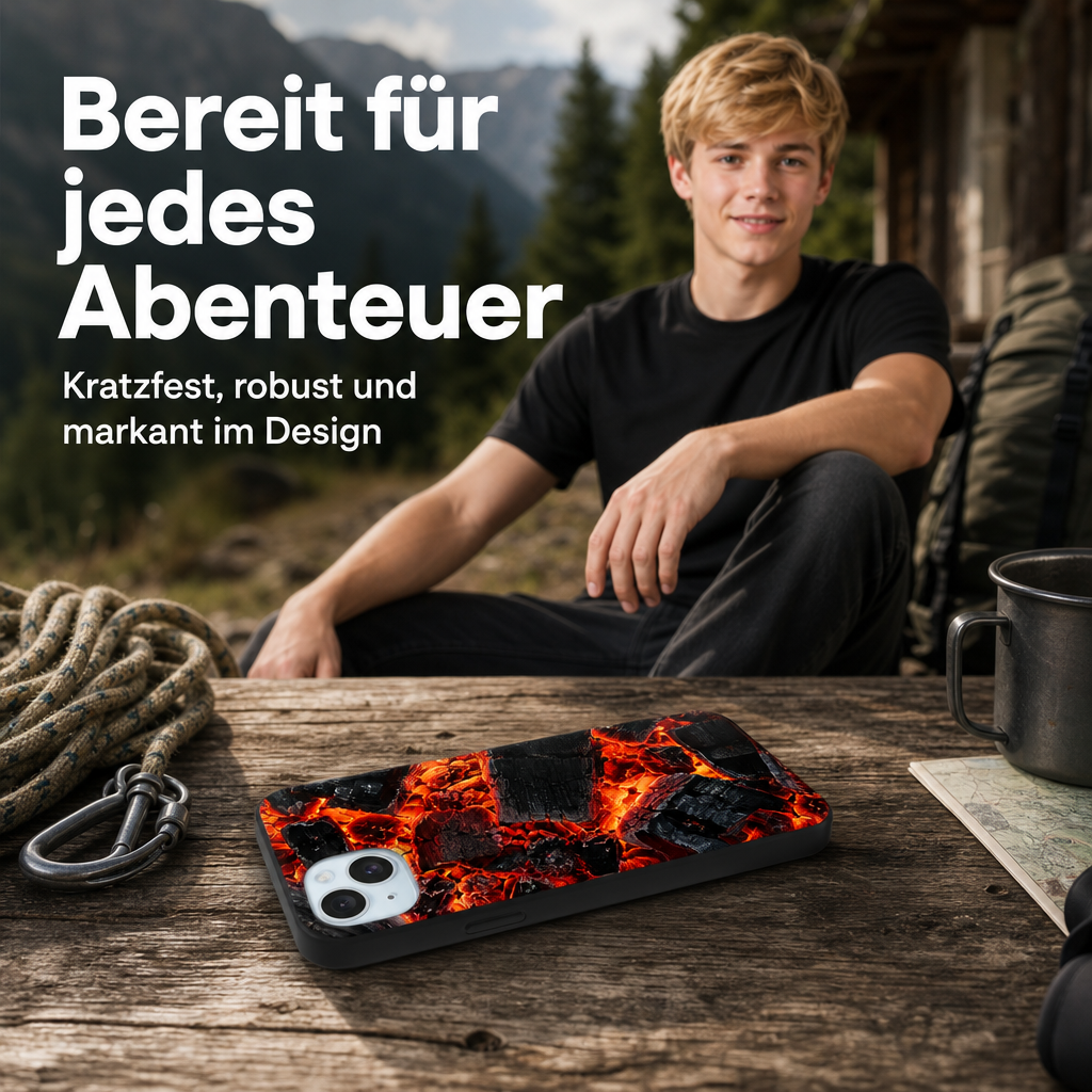 iPhone Case Hülle stoßfest Hartschale kabelloses Laden Schutzhülle Apple Geschenkidee