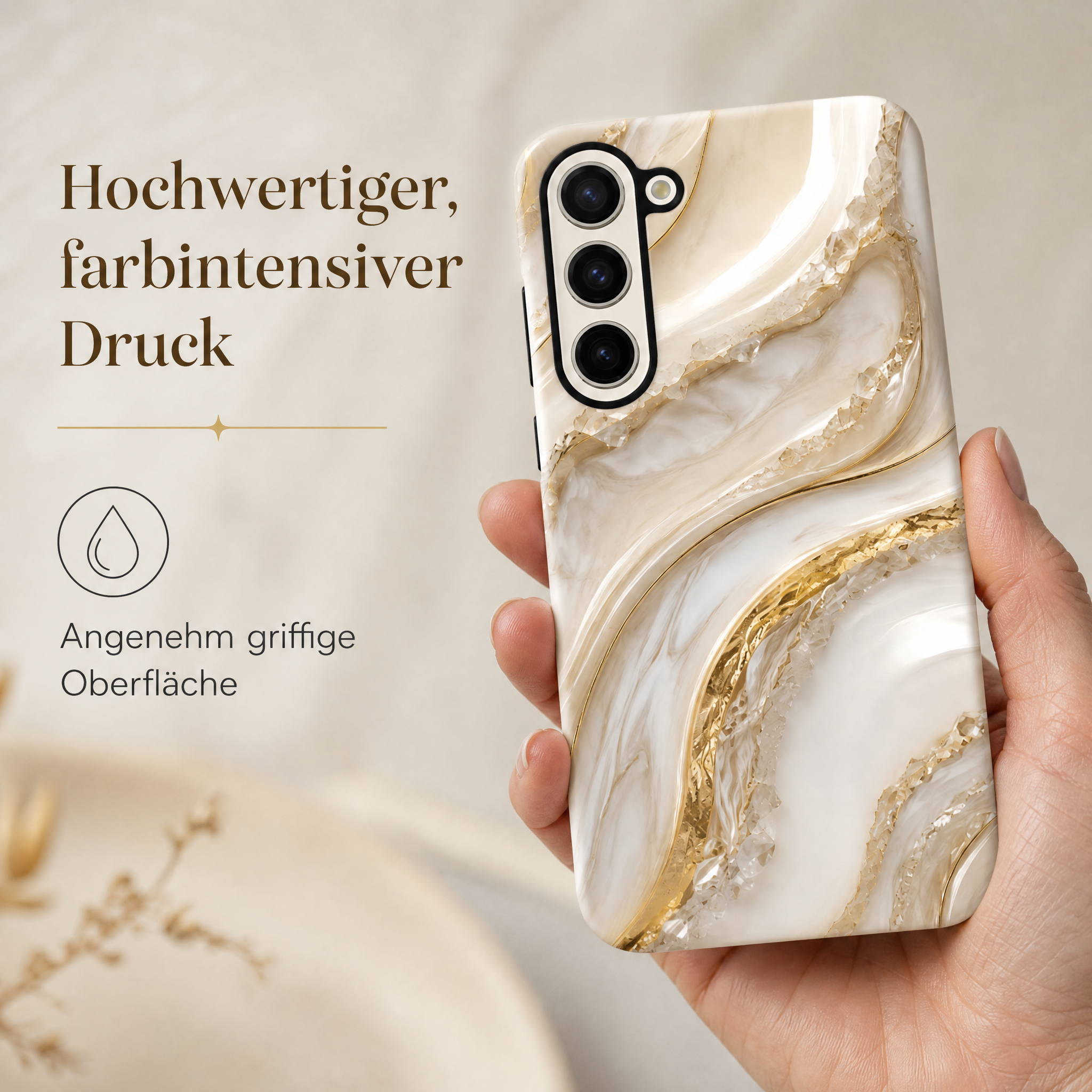 Samsung Galaxy Hardcase elegante  Handyhülle – stoßfest, kratzfest,