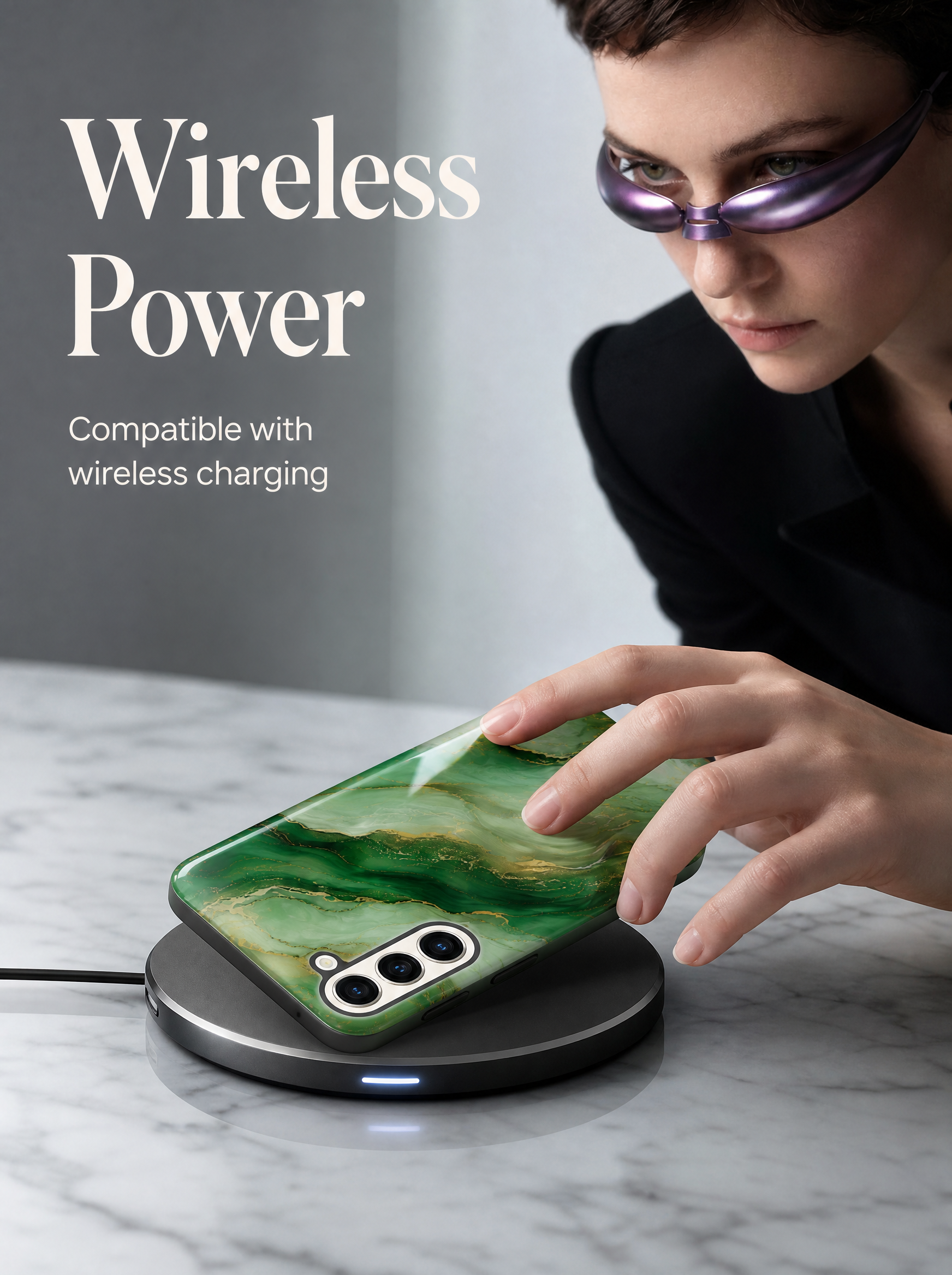 Samsung Galaxy Hülle Case stoßfest Hartschale Schutz Gaming Jade Design