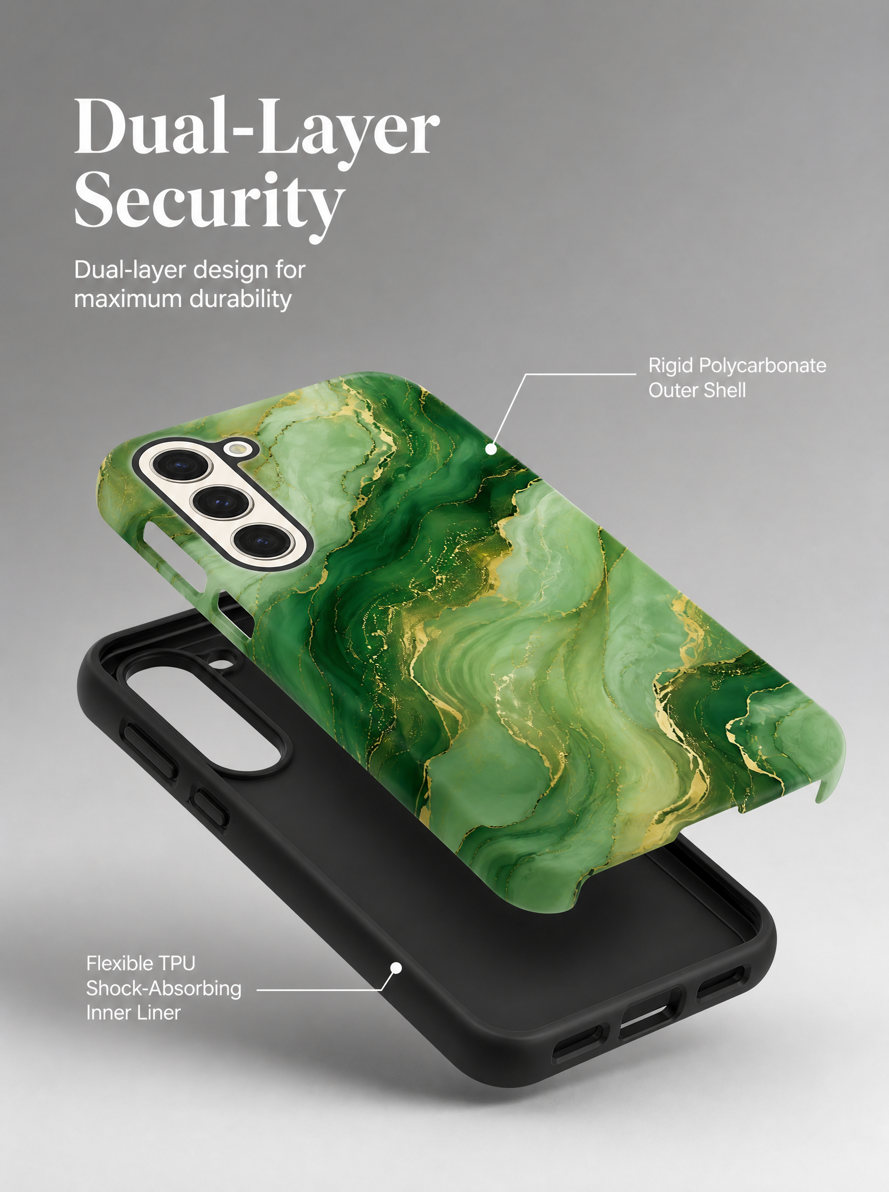 Samsung Galaxy Hülle Case stoßfest Hartschale Schutz Gaming Jade Design