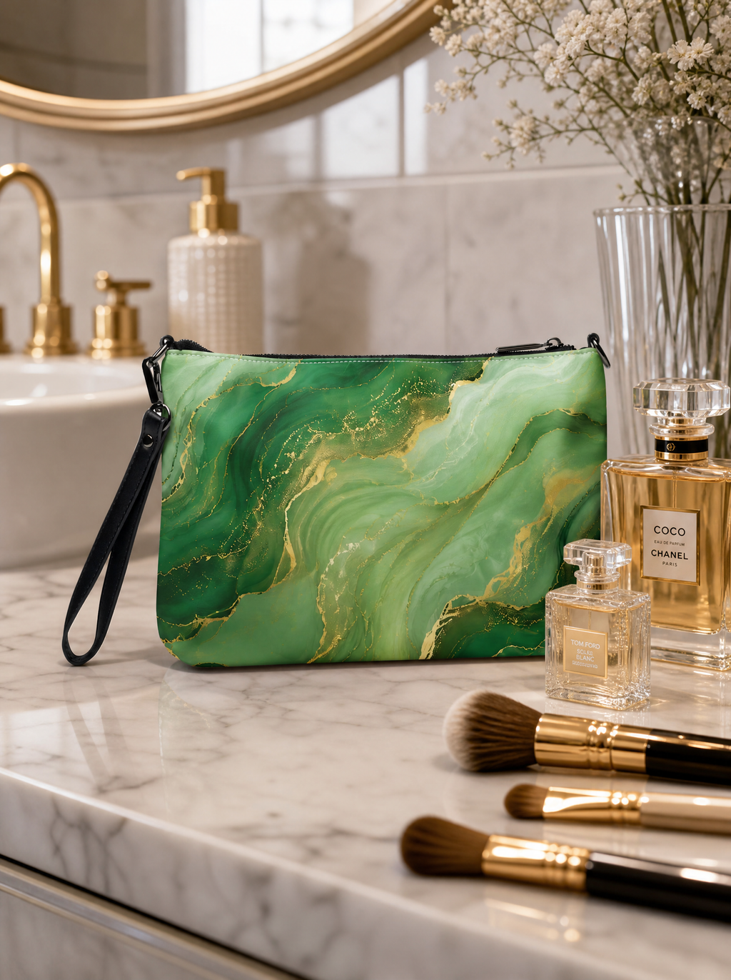 Umhängetasche Damen elegant – Handtasche mit Schultergurt für Alltag und Abend