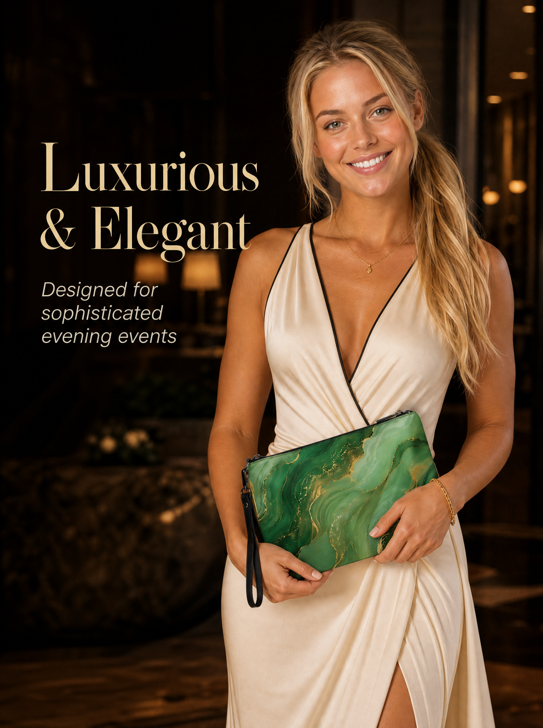 Umhängetasche Damen elegant – Handtasche mit Schultergurt für Alltag und Abend