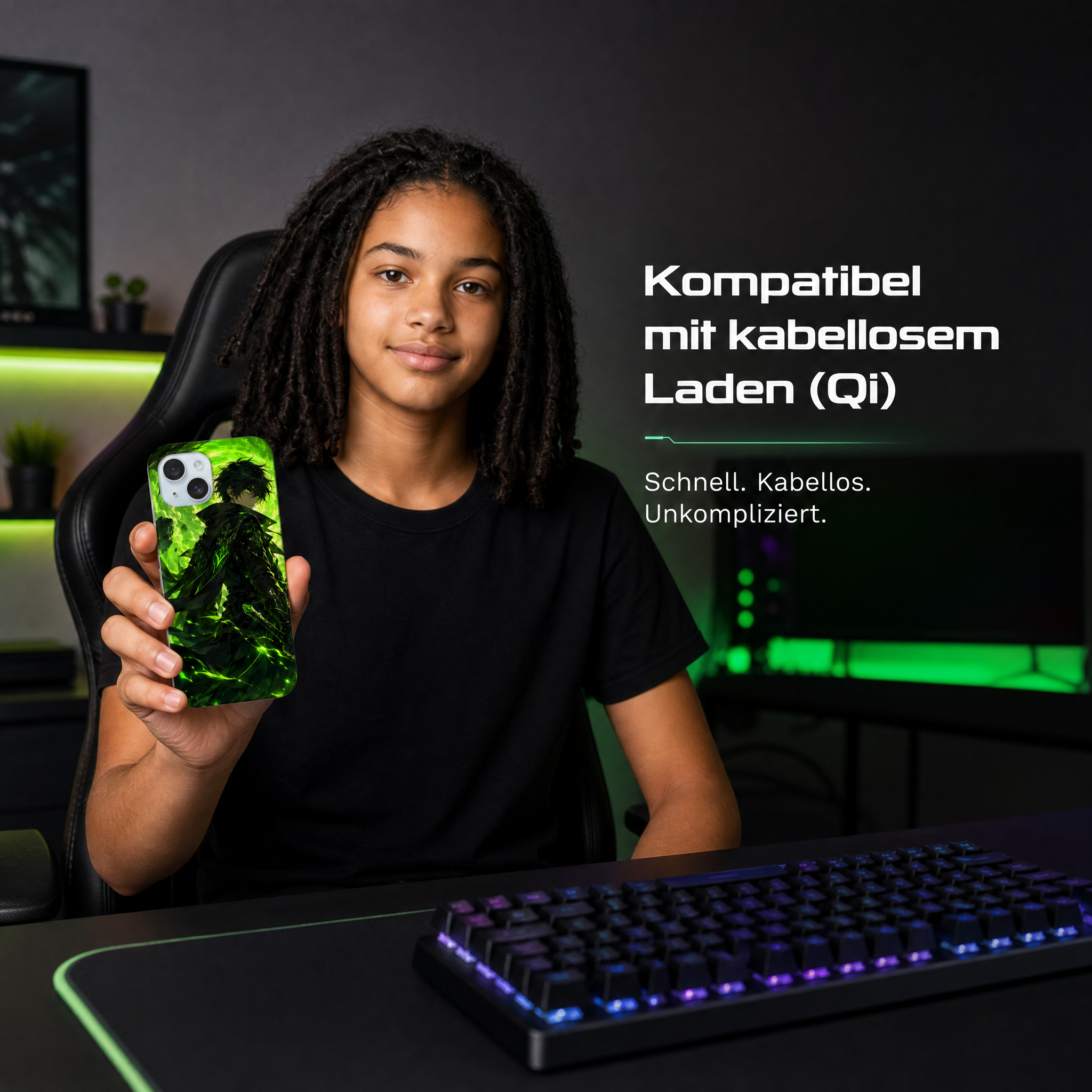 iPhone Case Hardcase – Schutzhülle stoßfest und kratzfest Anime Geschenk