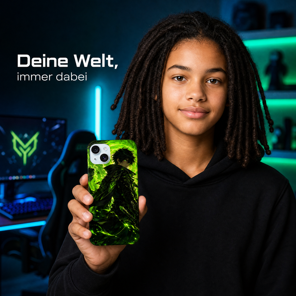 iPhone Case Hardcase – Schutzhülle stoßfest und kratzfest Anime Geschenk