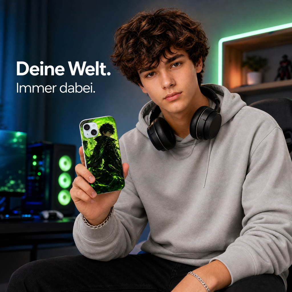 iPhone Case Hardcase – Schutzhülle stoßfest und kratzfest Anime Geschenk