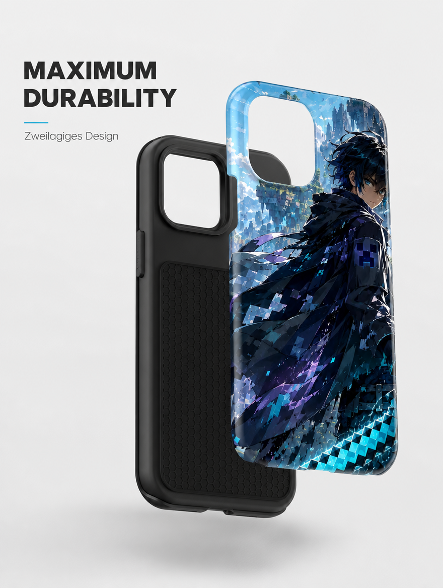 iPhone Hülle Case Hartschale stoßfest kabelloses Laden Anime Manga Apple