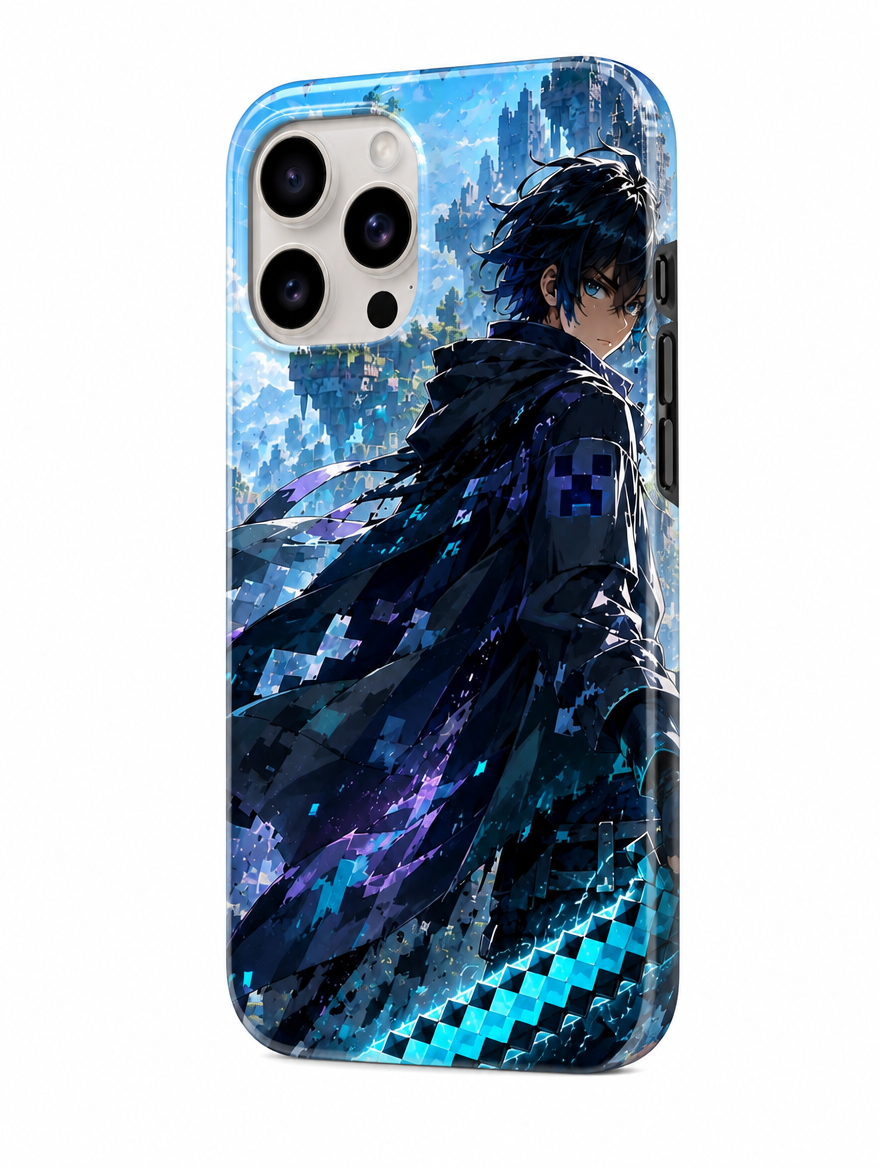 iPhone Hülle Case Hartschale stoßfest kabelloses Laden Anime Manga Apple