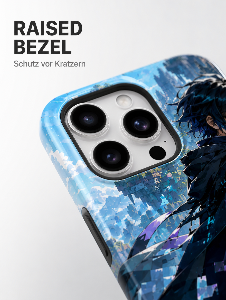 iPhone Hülle Case Hartschale stoßfest kabelloses Laden Anime Manga Apple