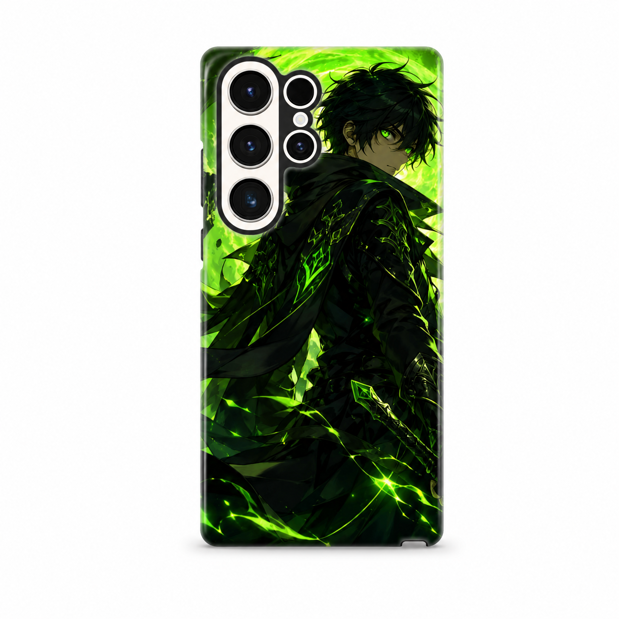 Samsung Galaxy Hülle Case Hartschale stoßfest kabelloses Laden Anime Manga