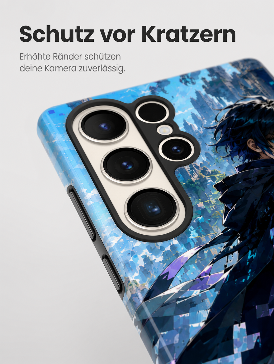 Galaxy Case Schutzhülle stoßfest Hartschale Anime Design Manga Fan Samsung