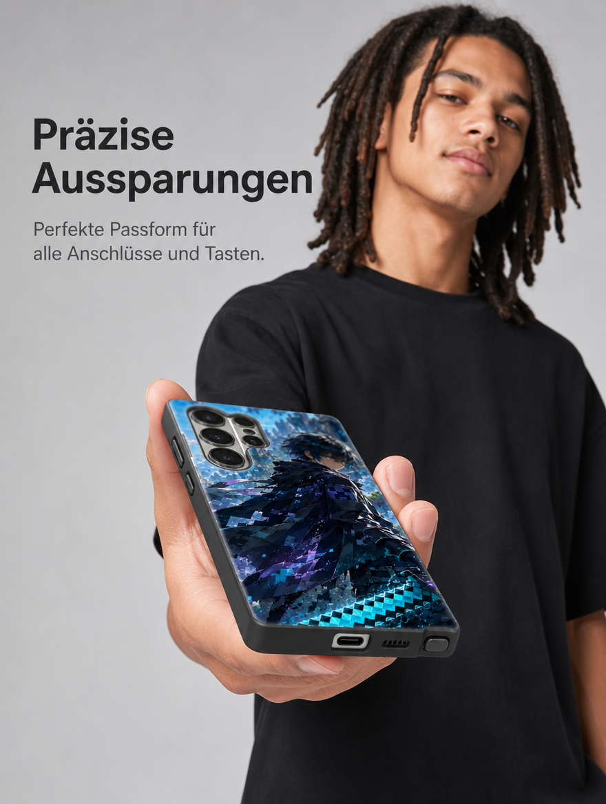 Galaxy Case Schutzhülle stoßfest Hartschale Anime Design Manga Fan Samsung