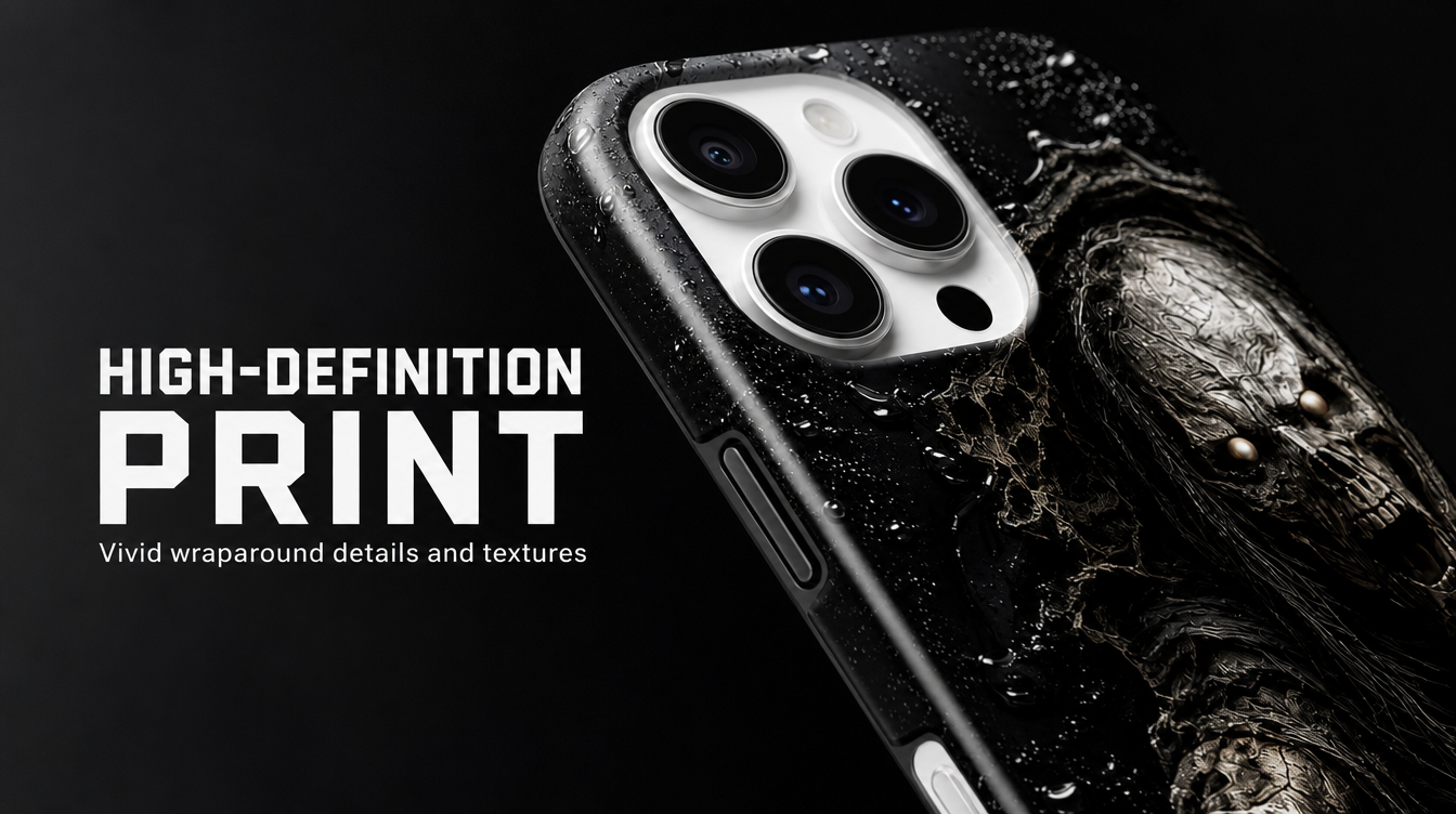 iPhone Hülle Hartschale Totenkopf Horror Gothic Halloween Geschenk Grusel
