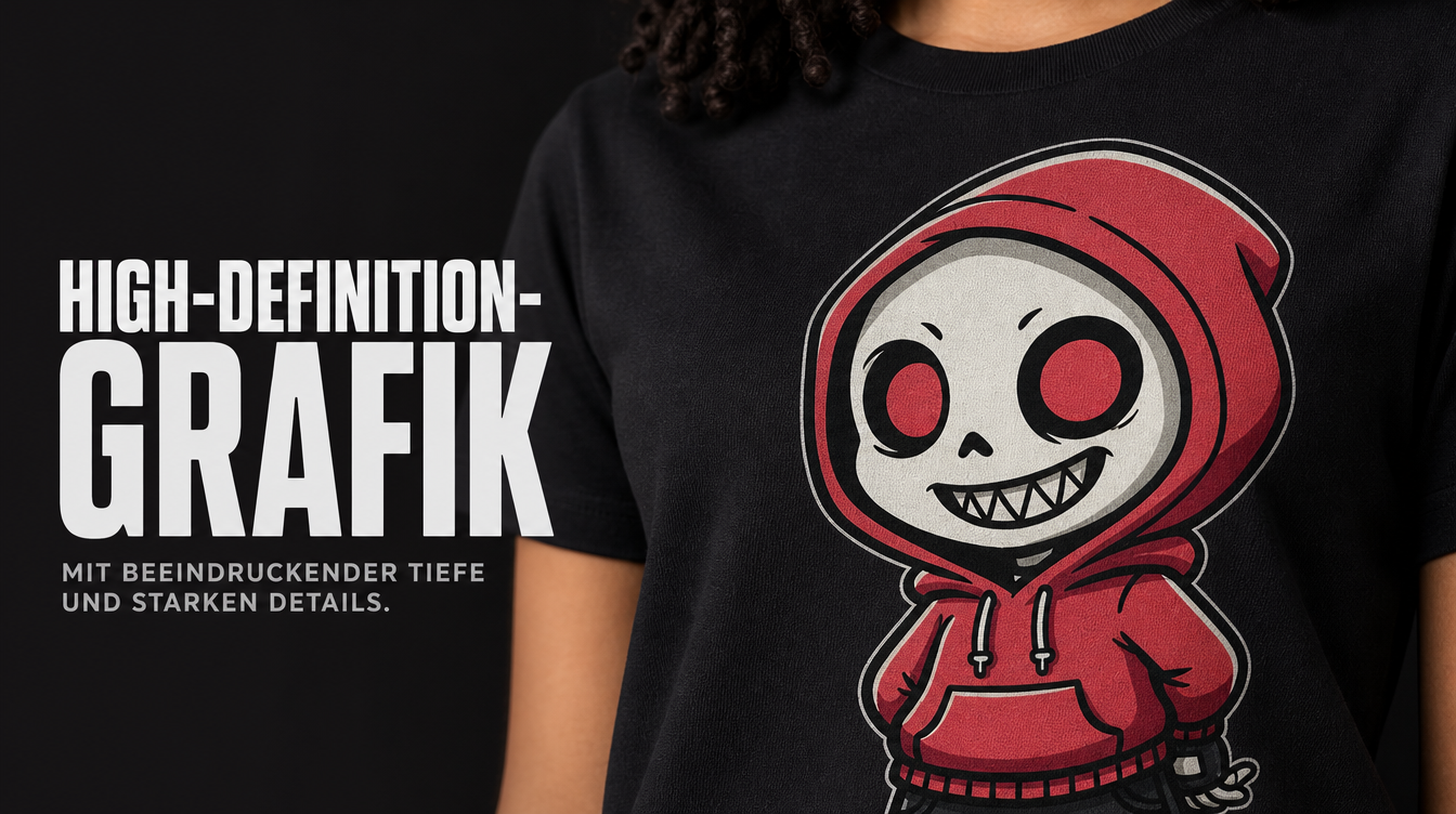 Premium Unisex T-Shirt Humor – Skull Hoodie Motiv Geschenk Shirt