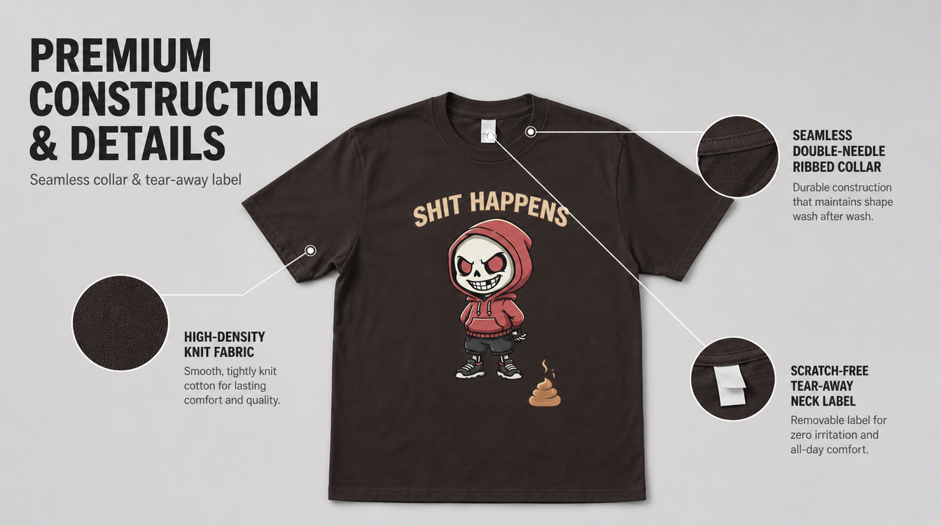 T-Shirt Totenkopf Horror Gothic Skelett Grusel Shirt Halloween Geschenk