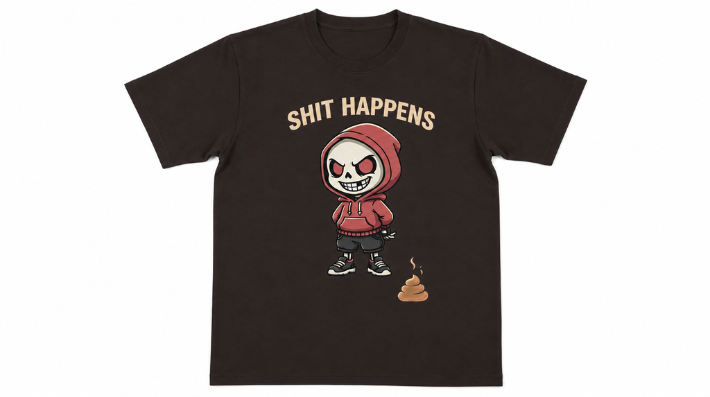 T-Shirt Totenkopf Horror Gothic Skelett Grusel Shirt Halloween Geschenk