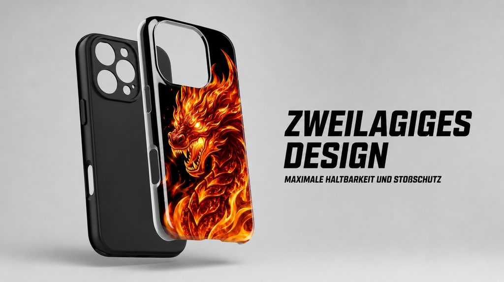 Handy Case  iPhone QI kompatible  Fantasy Hartschale Geschenk Apple