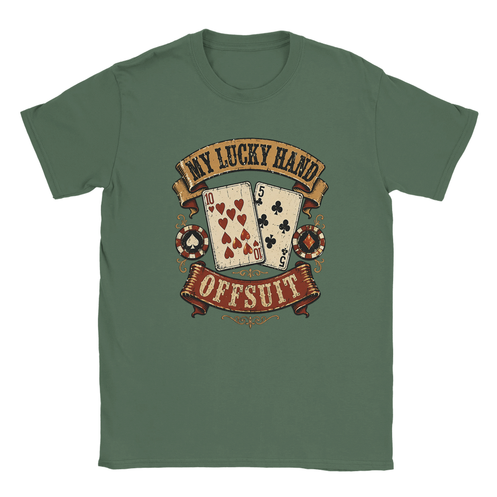 T-Shirt Poker Herren Damen Baumwolle Kartenspiel Casino Homegame Geschenkidee