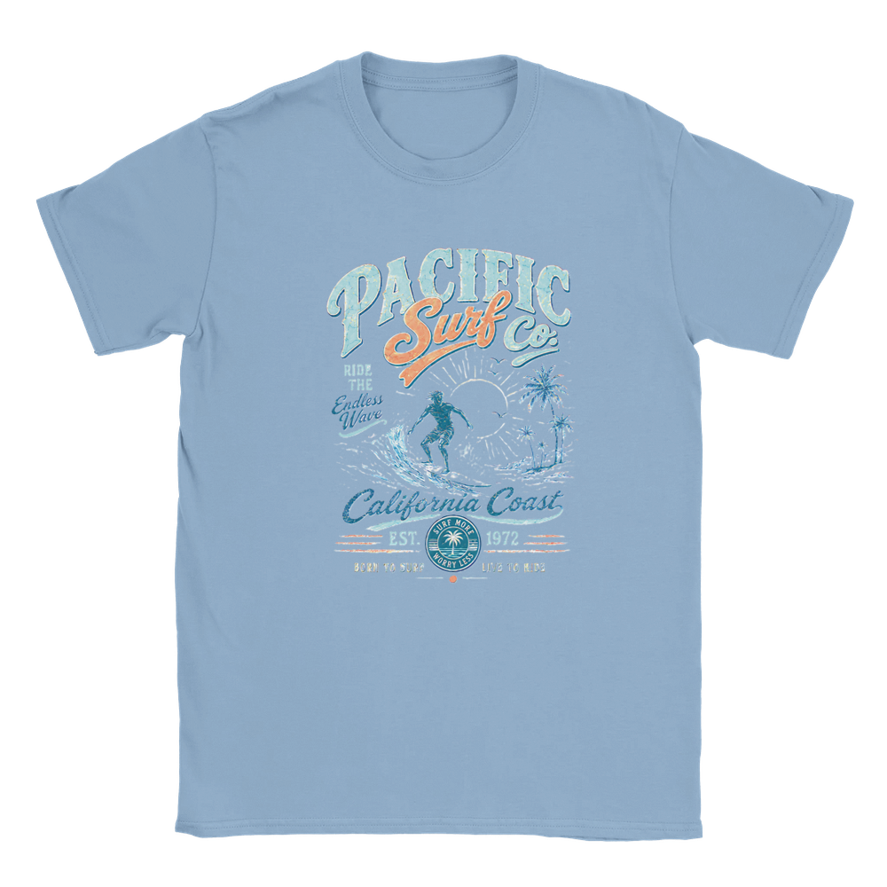 Vintage Surf T-Shirt Kalifornien Surfer Beach Retro Herren Damen Geschenk Strand