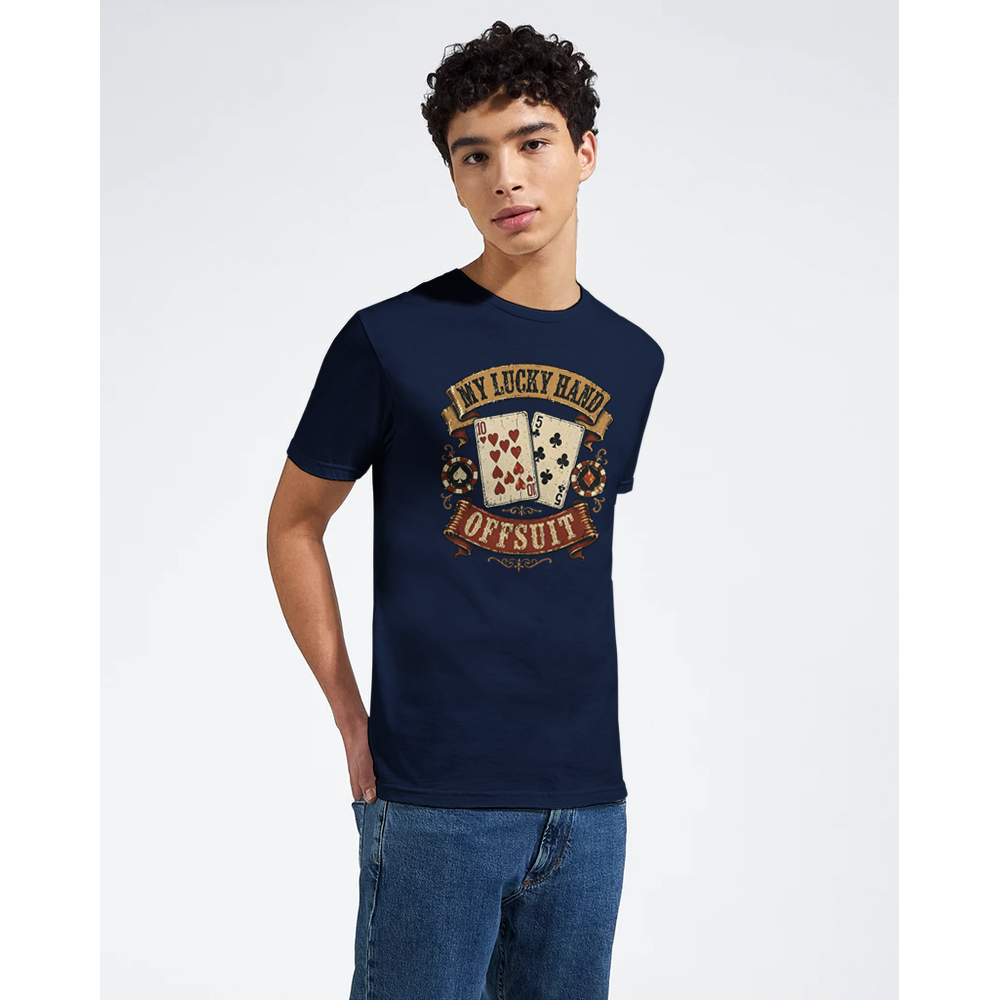 T-Shirt Poker Herren Damen Baumwolle Kartenspiel Casino Homegame Geschenkidee