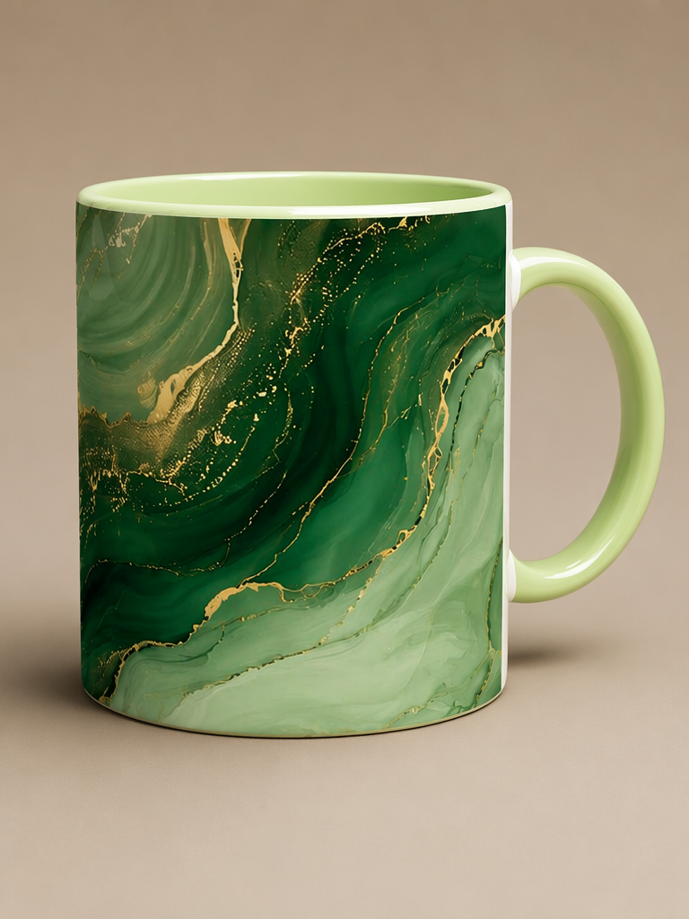 Geschenk Tasse edles Jade Design Freundin Kollegin Einstand