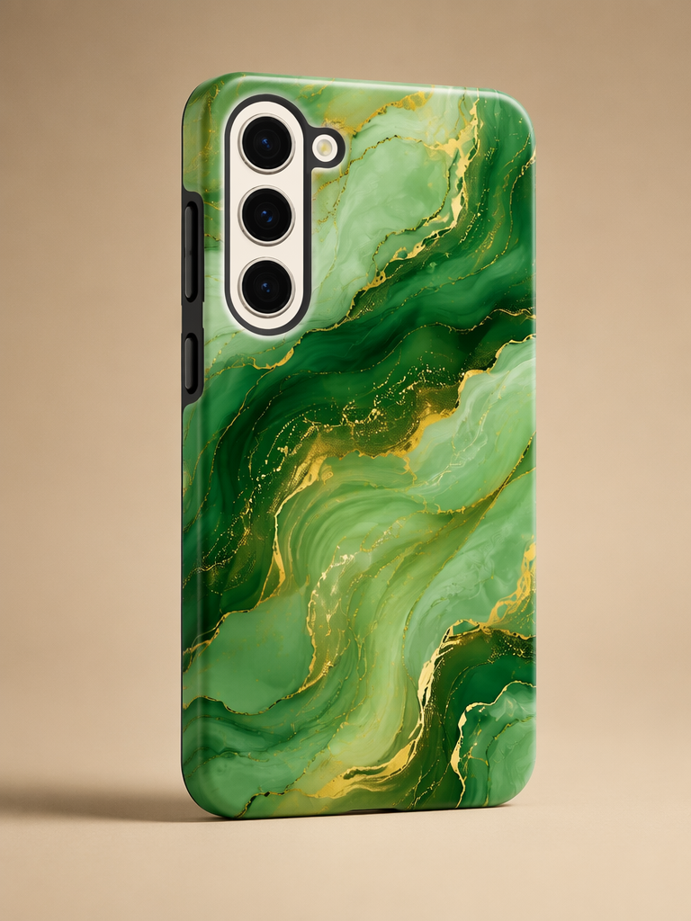 Samsung Galaxy Hülle Case stoßfest Hartschale Schutz Gaming Jade Design