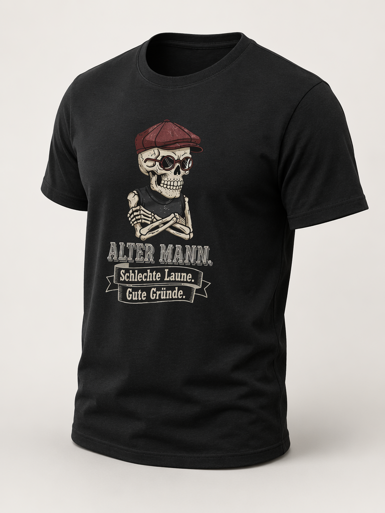 Witziges Sprüche-Shirt für Männer – Geburtstagsgeschenk für Opa oder Kollegen
