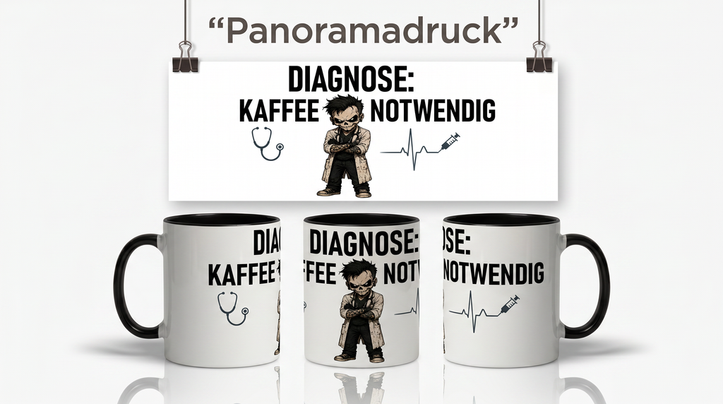 Witzige Kaffee Tasse Geschenk Arzt Krankenschwester Skull Humor Mug