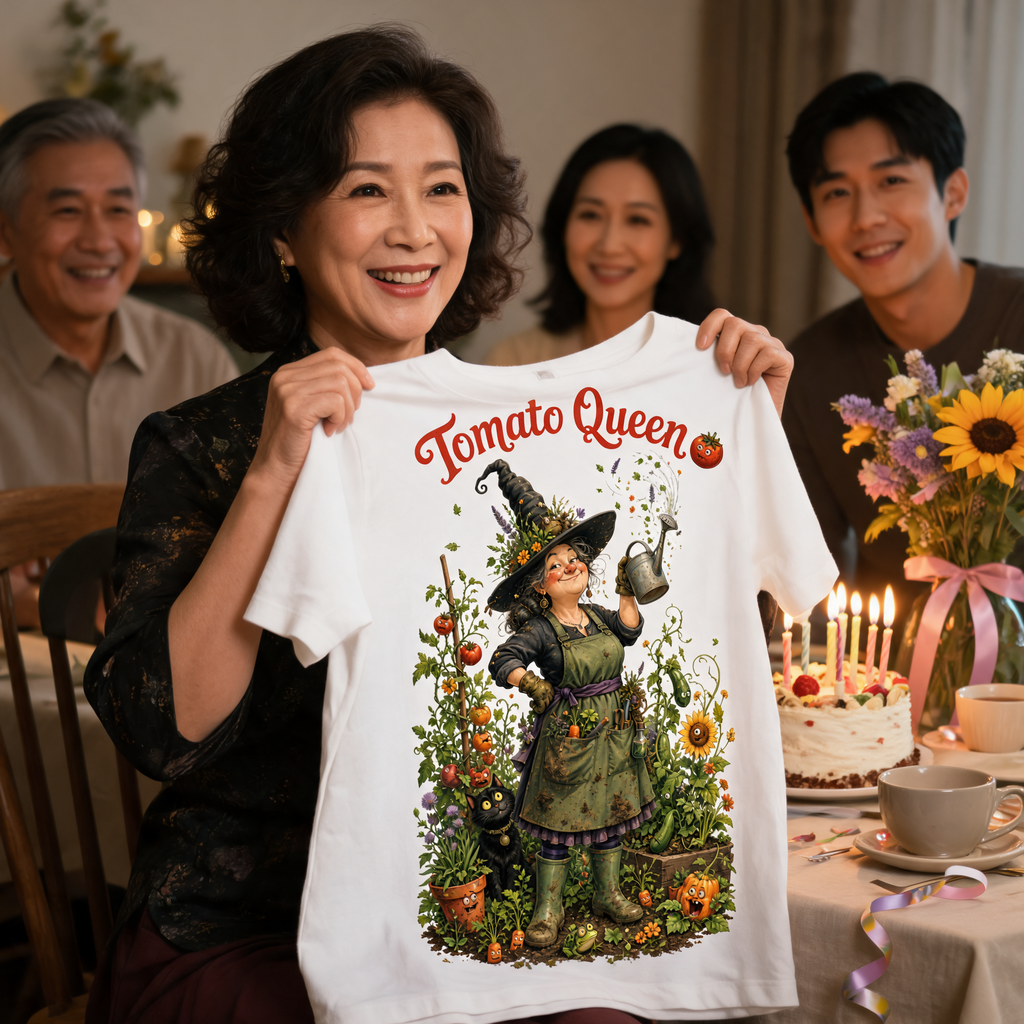 lustiges Sprüche T-Shirt  Gartenfreundin Kräuterhexe  Geschenk Shirt