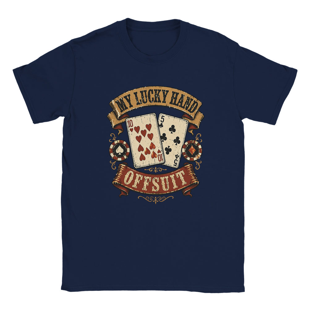 T-Shirt Poker Herren Damen Baumwolle Kartenspiel Casino Homegame Geschenkidee