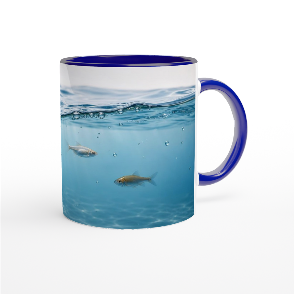 Schöne Tasse Fischmotiv Geschenk Kaffeetasse Aquarium Fische Meer