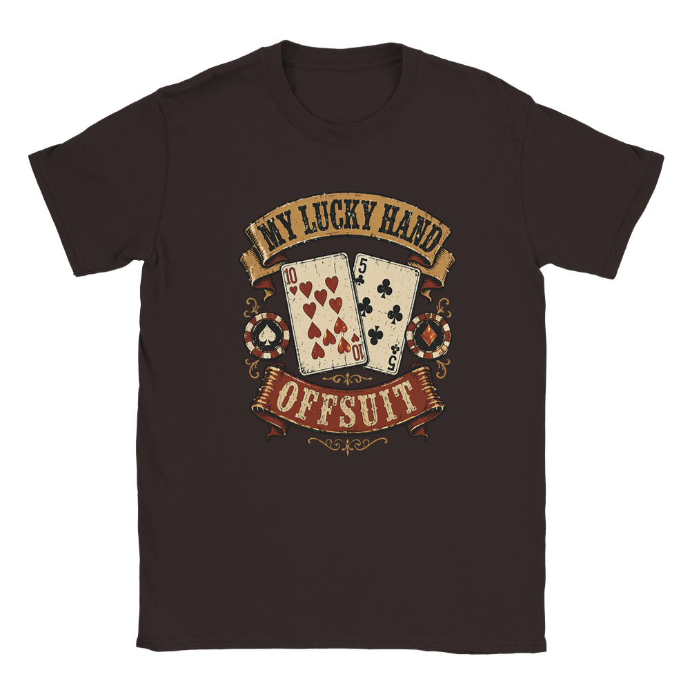 T-Shirt Poker Herren Damen Baumwolle Kartenspiel Casino Homegame Geschenkidee