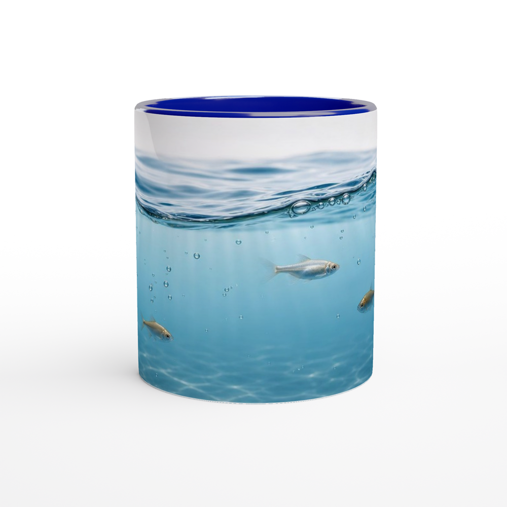 Schöne Tasse Fischmotiv Geschenk Kaffeetasse Aquarium Fische Meer