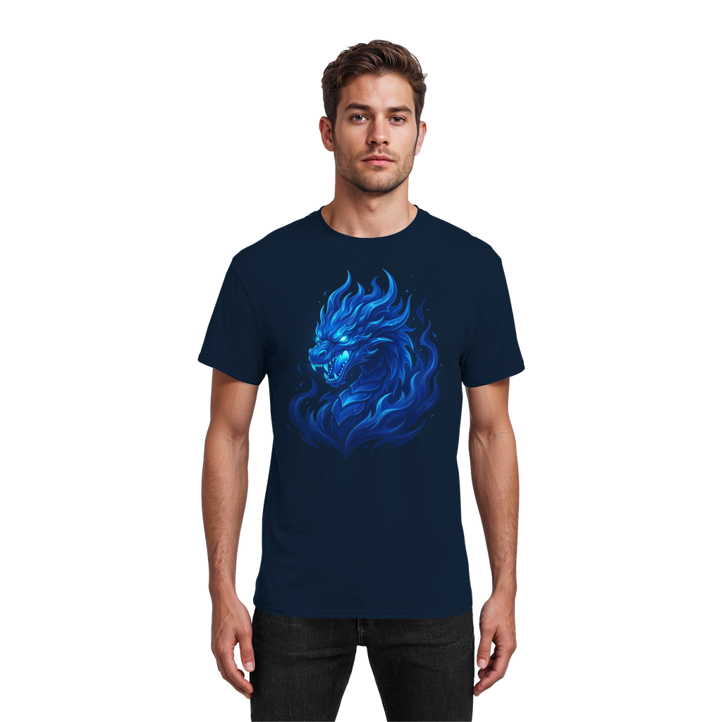 Unisex T-Shirt  – Fantasy Drachenmotiv –  – Geschenk GOT-Fans Dragon