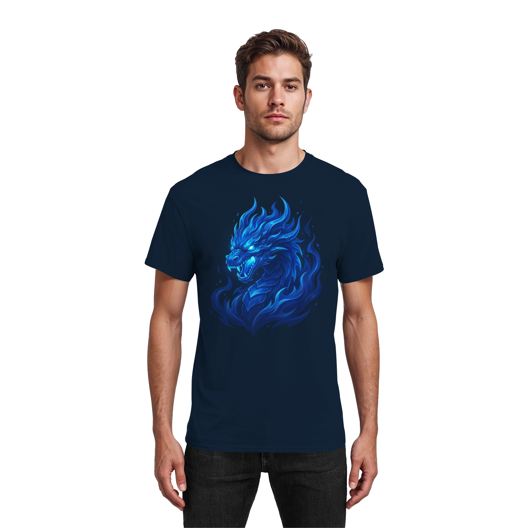 Unisex T-Shirt  – Fantasy Drachenmotiv –  – Geschenk GOT-Fans Dragon
