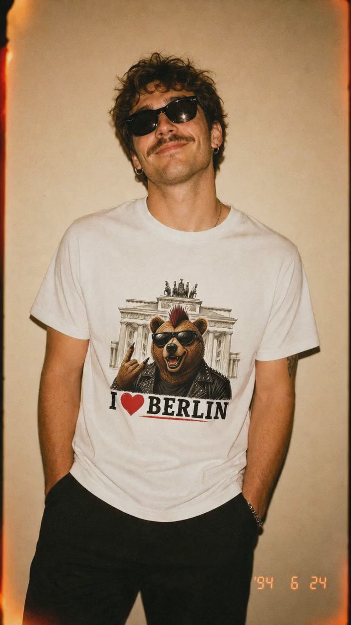 Berlin T-Shirt Souvenir Deutschland Geschenk Städtetrip Mitbringsel Urlaub Reise
