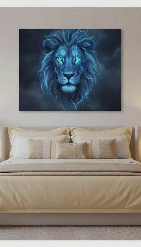 Leinwandbild Löwe dekorativ modern Wall Art – Canvas Kunst Tiere